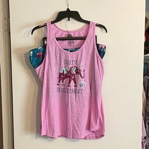 Elephant Shorts Pajama Set